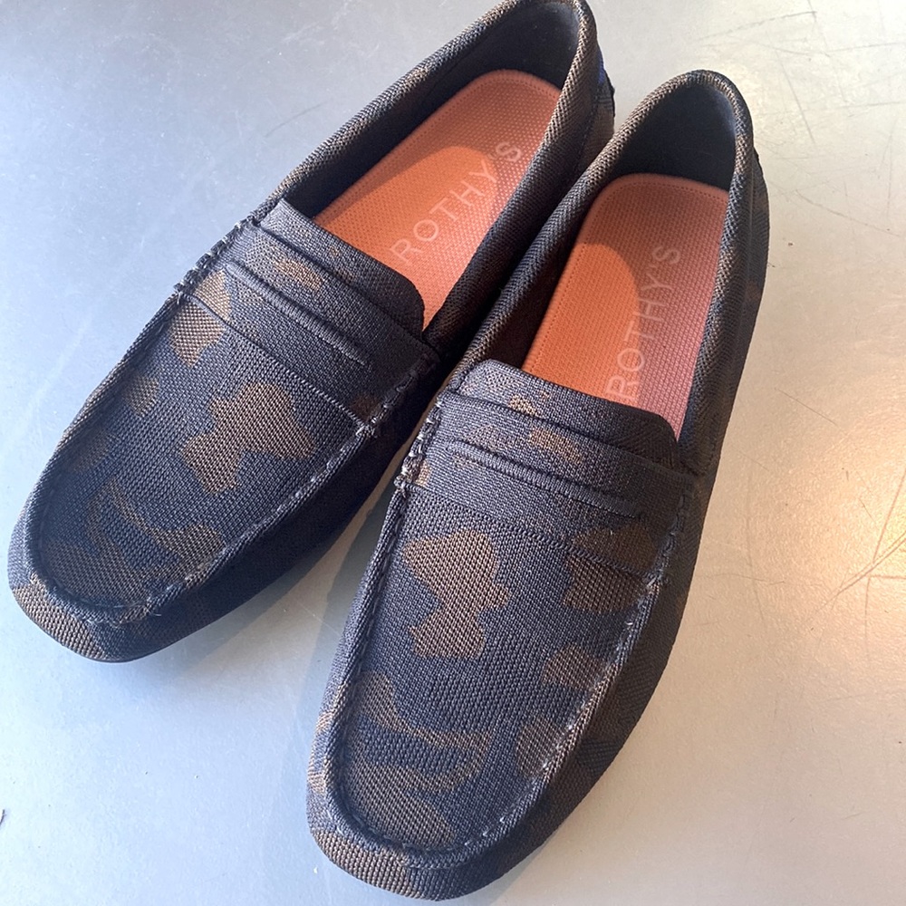 Rothy’s Driver Loafer Camo Print Mens Size 14